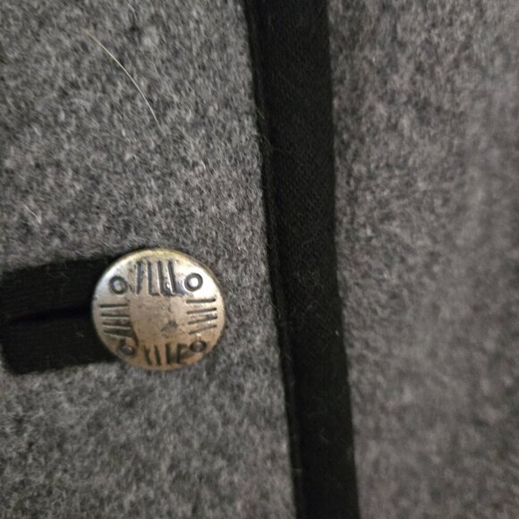 Canvasbacks Lutton & Horsfield Vintage Wool Tyrolian Cropped Jacket Size 12 - Picture 4 of 6